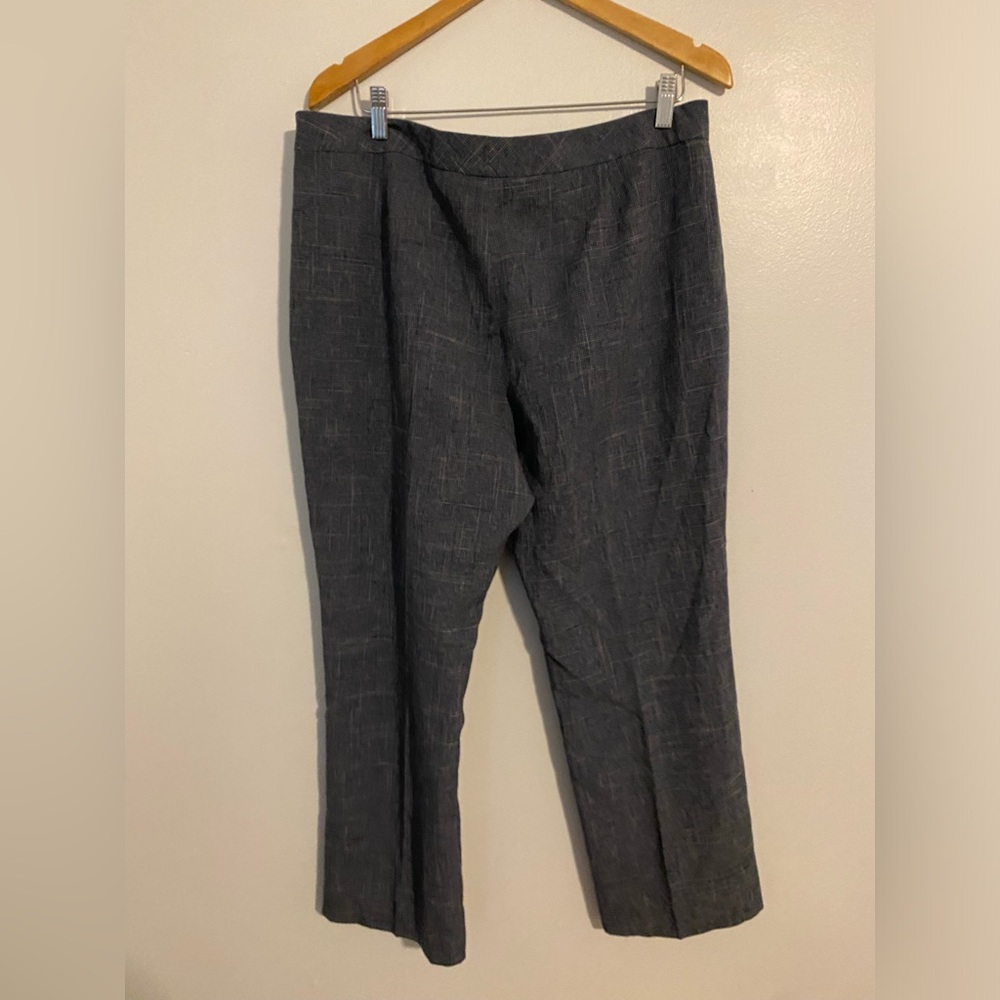 Le Suit petite blue pant suit 16p - Picture 6 of 12